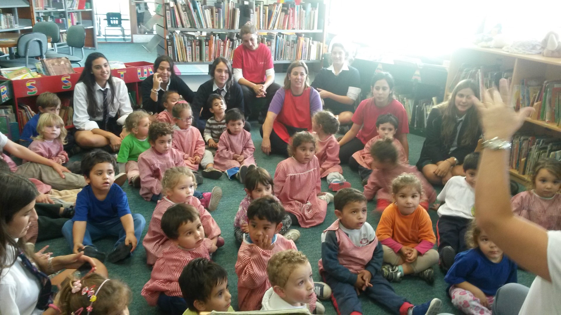 Visita de los niños de Caif del Lago