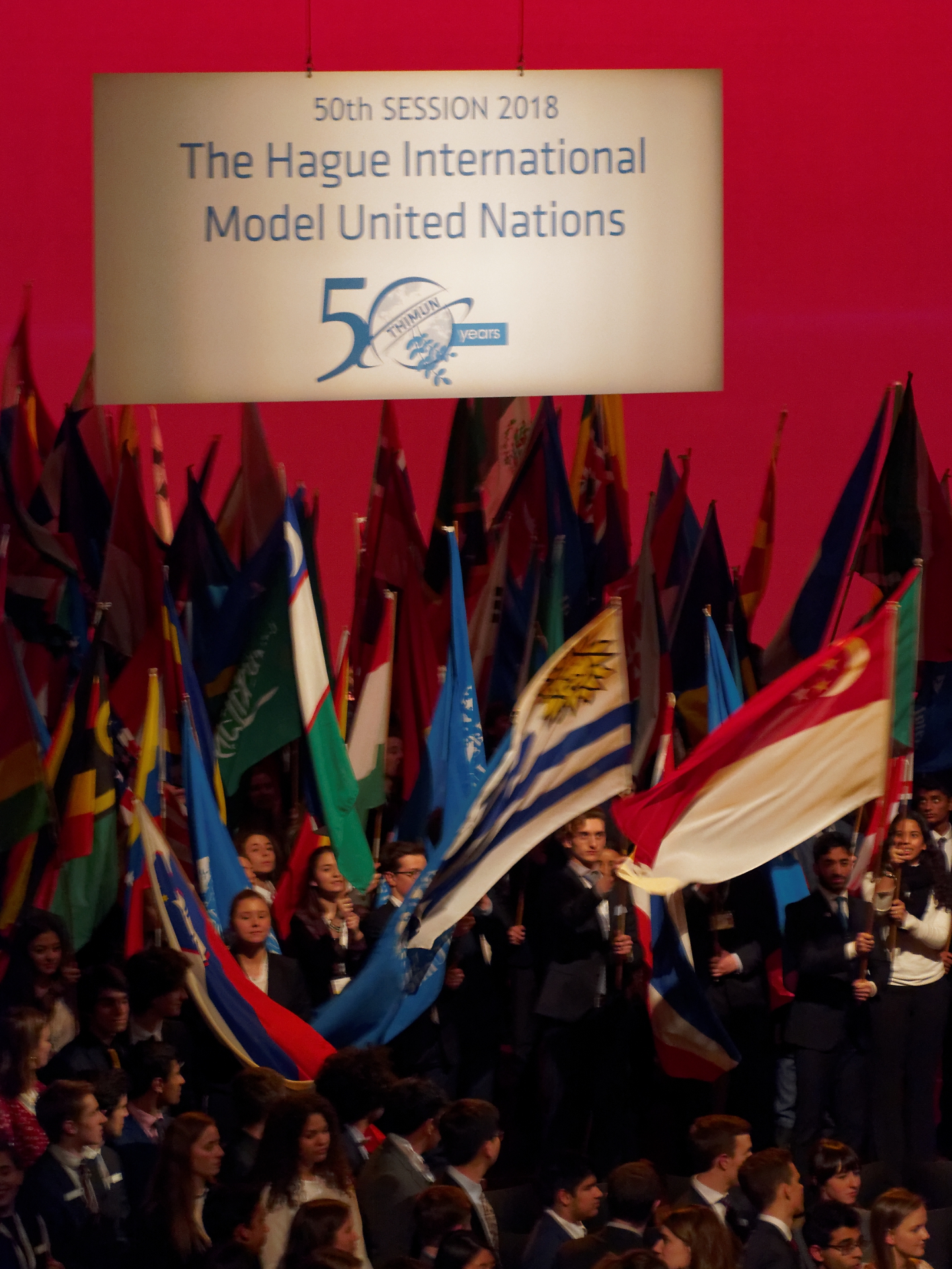 Alumnos en THIMUN
