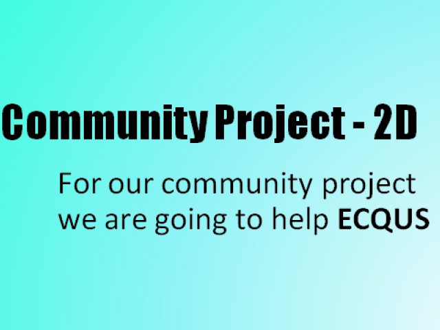 2D Community Project